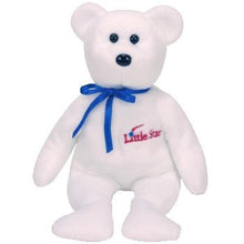 Load image into Gallery viewer, Ty Beanie Babies Little Star Bear White Teddy Bear (Retired)
