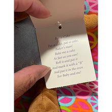 Load image into Gallery viewer, Hallmark Pat A Cake Bear Plush Stuffed Animal
