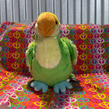 Load image into Gallery viewer, Webkinz Green and Yellow Parakeet HM354 No Code Stuffed Plush Animal Pet
