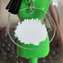 Load image into Gallery viewer, Dream Plan Do Women Inspirational Round Acrylic Keychains
