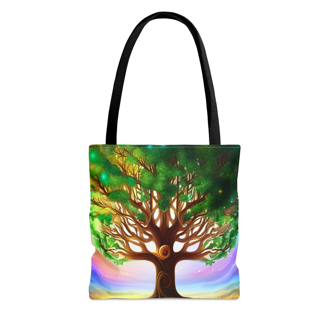 The Family Tree Deep Roots #2 Tote Bag AI Artwork 100% Polyester