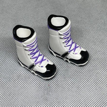 Load image into Gallery viewer, Bratz Boyz Footwear Pair Feet Shoes White &amp; Black Ski SNOW BOOT
