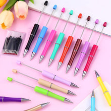 Load image into Gallery viewer, Vellibring 150 Pcs DIY Beadable Pen Kit Multicolor Bulk Ballpoint DIY Crafting Pens with 8 Colors Refills &amp; Bags for Students Teens Teachers School Office Accessories Supplies
