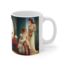 Load image into Gallery viewer, Playing Dress up Just Like Mommie #11 Mug 11oz mug AI-Generated Artwork
