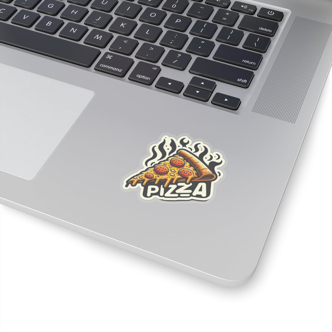 Sausage Pizza Slice Foodie Vinyl Stickers, Laptop, Water Bottle, Journal #8