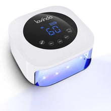 Load image into Gallery viewer, Lavinda UV LED Nail Lamp, Cordless Nail Lamp 54W Rechargeable Nail Dryer Gel Polish Light with Large LCD Display, Professional Gel Curing Lamp with 4 Timer Setting Auto Sensor for Salon and Home
