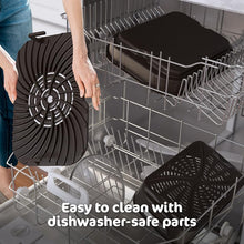 Load image into Gallery viewer, Ninja | Indoor Grill and Air Fryer| Foodi Smart XL | 6-in-1 Grill, Air Fry, Roast, Bake, Broil, Dehydrate &amp; Crisp |Smart Thermometer &amp; Splatter Shield | Dishwasher Safe Parts | Black/Silver | FG551
