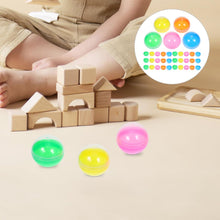 Load image into Gallery viewer, 100Pcs Gumball Vending Machine Capsules 1.5 inch Empty Round Capsules Plastic Small Balls Prizes Containers for Prizes Party Favors, Vending Machines
