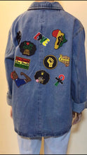 Load image into Gallery viewer, Cute-Patch Juneteenth BLM Black Power Raised Fist Up Embroidered Iron on sew on Patch Badge Afrocentric Afrocentrism Afrocentricity
