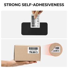 Load image into Gallery viewer, 3x2 Inch White Thermal Labels+2" Circle Holographic Thermal Label Stickers
