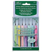 Load image into Gallery viewer, Clover Amour Steel Crochet Hook Set
