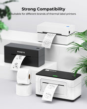 Load image into Gallery viewer, 2 Inch Circle Thermal Sticker Labels+2 Inch Brown Circle Thermal Sticker Labels
