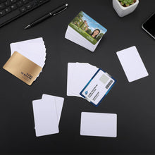 Load image into Gallery viewer, 600 Pack Blank PVC ID Cards 30 Mil White Plastic Card for Photo ID Badge Printers Personal Use Direct Printing Compatible for Customized Designs
