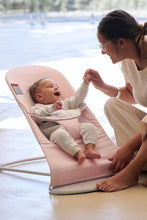 Load image into Gallery viewer, BabyBjörn Bouncer Balance Soft, Woven/Jersey, Light Pink/Grey | 2-in-1 Adjustable Baby Bouncer Seat and Toddler Chair, Newborn to Toddler (8-29 lbs), 4 Positions, Lightweight &amp; Portable
