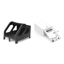 Load image into Gallery viewer, Thermal Direct Shipping Label (Pack of 500 4x6 Fan-Fold Labels)+Shipping Label Holder
