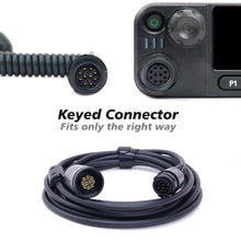 Load image into Gallery viewer, Gabil 10 Pin Microphone Extension Cable for Motorola DGM 4100 DGM 6100 DM 3400 Waterproof Heavy Duty Mic Extension Cable 11.4 inch
