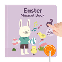 Load image into Gallery viewer, Cali's Books Easter Nursery Rhymes Musical Book - Easter Basket Stuffers for Toddlers, Baby Easter Basket Stuffers, Rechargeable Musical Books for Toddlers 1-3
