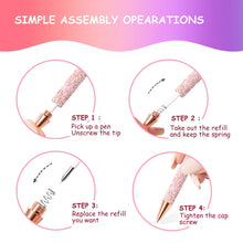 Load image into Gallery viewer, TECKWRAP Air Release Weeding Tool Pin Pen Vinyl Installation Weeding Tool for Vinyl DIY Craft Project (Glitter Pink)
