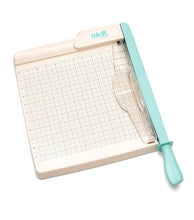 Load image into Gallery viewer, We R Memory Keepers Guillotine Trimmer – 12&quot; Large Paper Cutter with 1/4-Inch Grid, Cuts Up to 10 Sheets, Perfect for Scrapbooking, Journals, Cards, and Craft Projects, Blue
