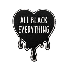 Load image into Gallery viewer, Cute-Patch All Black Everything Embroidered Iron on Patch Goth Gift
