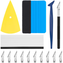 Load image into Gallery viewer, TIFICAL 15PCS Window Tint Kit, Window Tint Tools, Tint Kit with Scrapers and Stick Tools, Vinyl Wrap Tool Kit, Car Wrap Kit, Vinyl Wrap Tools for Car Film and Window Film Installation

