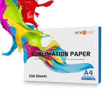 Load image into Gallery viewer, HTVRONT Sublimation Paper 8.5 x 11 inches - 150 Sheets Sublimation Paper Compatible with Inkjet Printer 120gsm
