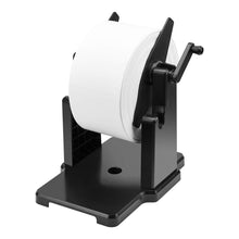 Load image into Gallery viewer, MUNBYN External Rolls Label Holder, 2 in 1 Fan-Fold Stack Paper Holder for Desktop Thermal Label Printer
