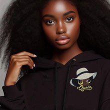 Load image into Gallery viewer, Black Queen Black Girl Magic Embroidered Iron on Golden Patches, 3 Pack
