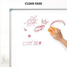 Load image into Gallery viewer, Lockways White Board Dry Erase Board 48 x 31 Inch, Magnetic Whiteboard, Aluminium Frame Whiteboard with Marker Tray for School, Office and Home

