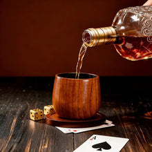 Load image into Gallery viewer, TRAUEMY Charred Wooden Bourbon Whiskey Glasses,Handcrafted Old Fashioned–Gifts for Men,Dad,Boyfriend,Brother,husbands or grandpas on Father's Day,Anniversary,Birthday,Christmas,Thanksgiving (2 Pack)
