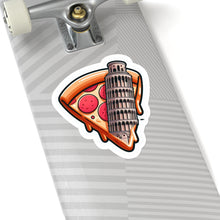 Load image into Gallery viewer, Leaning Tower of Pisa Pizza Slice Foodie Vinyl Stickers, Laptop, Journal, #21
