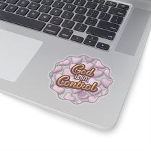 Load image into Gallery viewer, Empower yourself God is In Control Vinyl Stickers, Laptop, Diary, Journal #1
