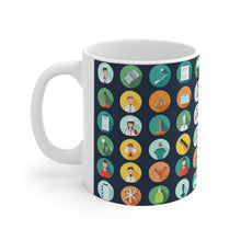 Load image into Gallery viewer, Professional Worker Doctor and Nurse #1 Ceramic 11oz Mug AI-Generated Artwork
