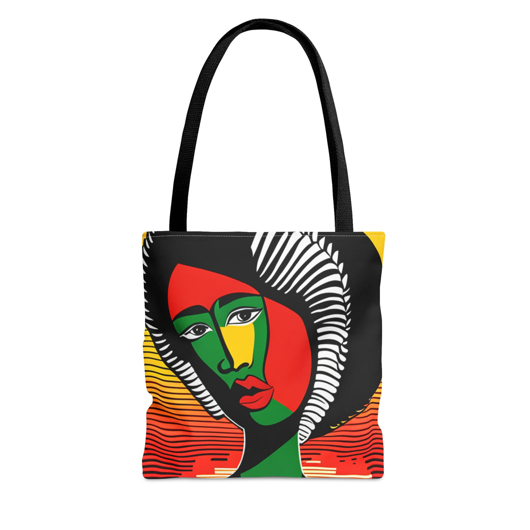 Color of Africa #27 Tote Bag AI Artwork 100% Polyester