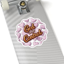 Load image into Gallery viewer, Empower yourself God is In Control Vinyl Stickers, Laptop, Diary, Journal #1
