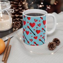 Load image into Gallery viewer, Valentine&#39;s Day is for Love #26 11oz AI Decorative Coffee Mug
