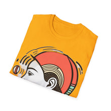 Load image into Gallery viewer, Color of Africa Queen Sista #10 Peach Unisex Softstyle Short Sleeve Crewneck T-Shirt
