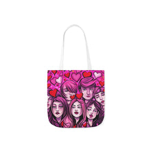 Load image into Gallery viewer, Pink Faces Fashion 100% Polyester Canvas Tote Bag #15
