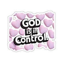 Load image into Gallery viewer, Empower yourself God is In Control Vinyl Stickers, Laptop, Diary, Journal #3
