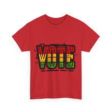 Load image into Gallery viewer, Reggae Vote Neon Election Freedom Stand for Liberty, Justice, and Democracy, 2024 Presidential Campaign, Election 2024 Shirt, Vote for Joy
