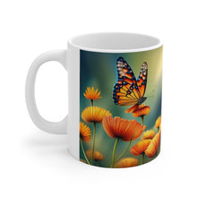 Load image into Gallery viewer, November Topaz Birth Month Colors Fairies &amp; Butterflies #4 Mug 11oz mug AI-Generated Artwork
