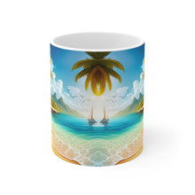 Load image into Gallery viewer, Tropical  Paradise #7 Mug 11oz mug AI-Generated Artwork
