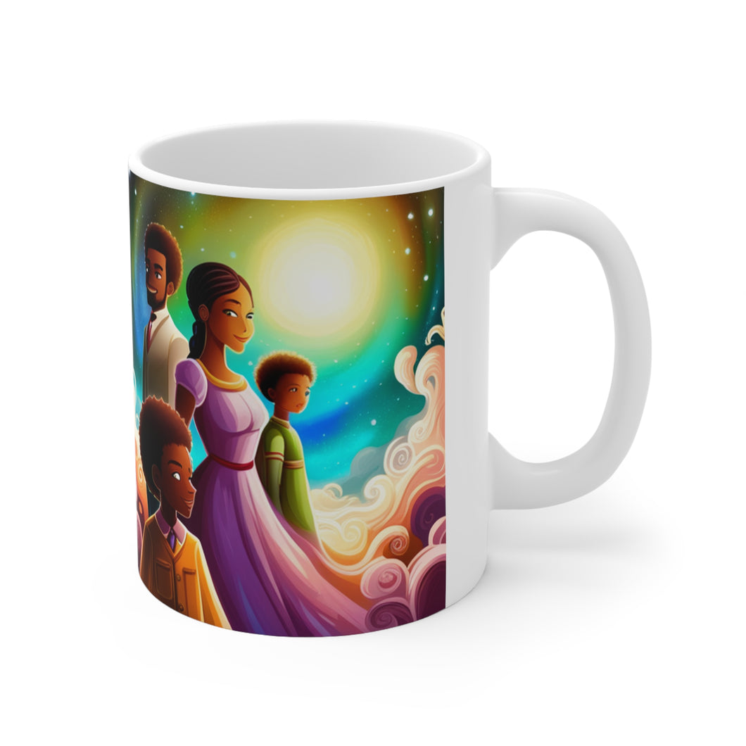 Family life is Healthy for the Soul #6 11oz mug AI-Generated Artwork