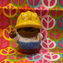 Load image into Gallery viewer, Little Tikes A Chunky People Construction Worker Yellow HAT
