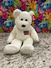 Load image into Gallery viewer, Ty Beanie Buddy Libearty Bear USA Flag (Retired)
