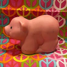 Load image into Gallery viewer, 1990&#39;s Little Tikes Toddle Tots Farmobile Animal Pink Pig
