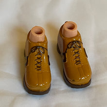 Load image into Gallery viewer, Bratz Boyz Doll Feet mustard color lace shoe sneakers (Pre-Owned)
