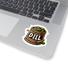 Load image into Gallery viewer, Dill Pickle Barrel Vinyl Sticker, Foodie, Mouthwatering, Whimsical, Fast Food #1
