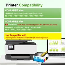 Load image into Gallery viewer, 962XL 962 9010 9015 Ink Cartridges Combo Pack: Replacement for HP Ink 962XL Black and 962 Color Combo Pack for HP OfficeJet Pro 9020 9018 9025 9012 9014 9016 9019 9022 9026 9027 9028 9029 Printer

