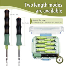 Load image into Gallery viewer, Punch Needle Tool Kit - Ergonomic Handle, 8 Interchangeable Needles (5mm/3.5mm), Storage Box &amp; Essential Accessories |Ideal Gift
